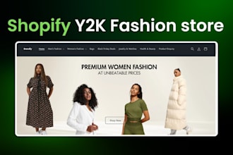 build shopify streetwear store shopify y2k clothing website y2k fashion store