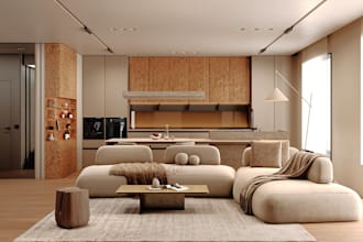 do 3d modelling outdoor exterior design 3d interior rendering walkthrough video