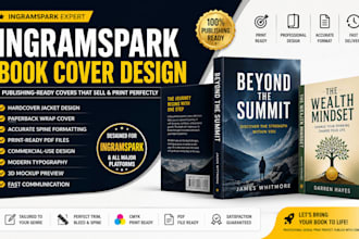design ingramspark hardcover and paperback book cover