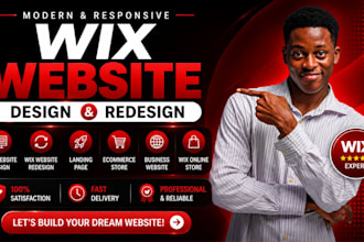 design modern wix website wix landing page wix website redesign