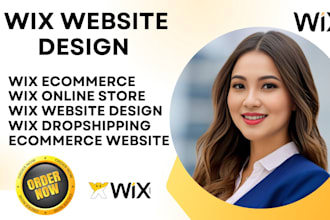 design wix ecommerce website wix online store or wix dropshipping store