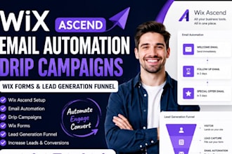 setup wix ascend email automation drip campaigns wix forms lead generation