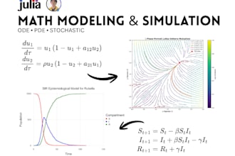 create scientific computing and simulations in julia