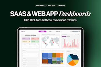 design modern saas dashboard and web app ui ux in figma