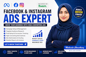 be your facebook ads expert and meta ads campaign manager