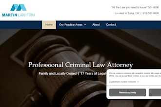 law firm wordpress website lawyer attorney notary legal website design