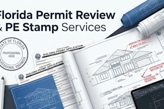 review stamp as licensed civil and structural engineer in florida and arizona