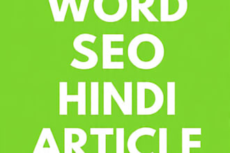 seo friendly hindi blog posts and articles for website