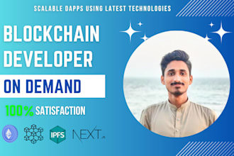 be blockchain developer for web3 dapp smart contract