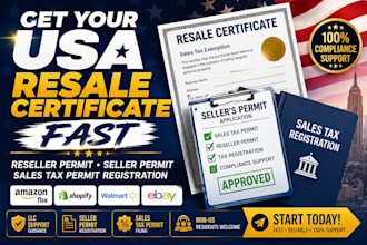get your US resale certificate sales tax permit and seller permit