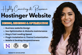 hostinger website design hostinger wordpress website design squarespace, webador