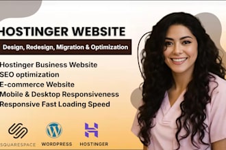 hostinger website design hostinger ai horizon wordpress, webador, squarespace