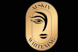 design beautiful skin whitening logo