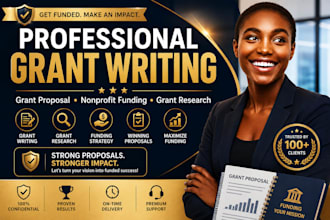 do nonprofit grant writing, grant proposal, and grant research