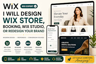 design wix store booking website wix studio site redesign wix web
