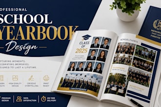 design memoir school yearbook magazine tribute book memory book catalog lookbook