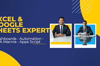 be your google sheets expert for automation and custom spreadsheets