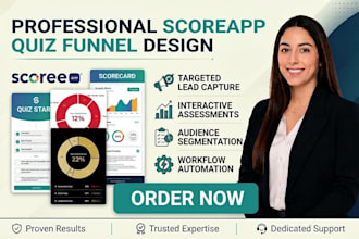 build scoreapp quiz landing page scorecard score app for lead generation