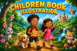 childrens book illustration and character design