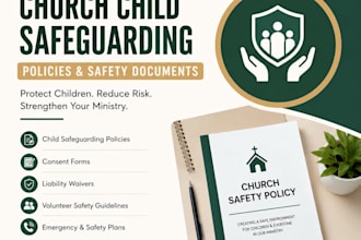 create church child safeguarding policies and event safety documents