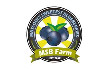 design artwork new logo for msb farm blue beer rise