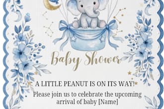 design personalised baby shower invitation cards