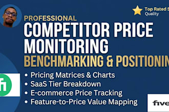 analyze benchmark competitor pricing, features, and market positioning