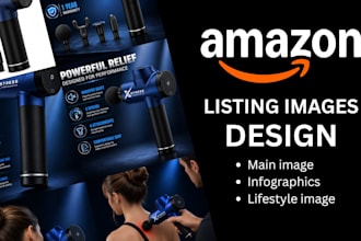 design amazon listing images and product infographics