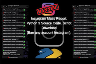 custom automated mass report bot,tiktok bot,ig banning bot,auto commenting bot