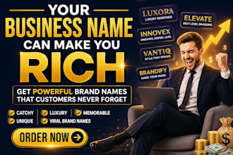 brainstorm unique brand names that make your business unforgettable