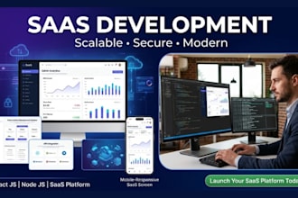 develop custom saas web application platform for startups and business growth