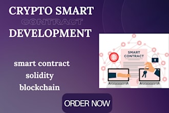 develop and deploy smart contract on ethereum, solidity developer