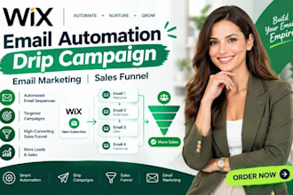 do wix email automation drip campaign email marketing sales funnel