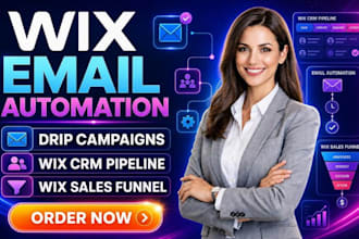 do wix email automation drip campaigns wix CRM pipeline  wix sales funnel
