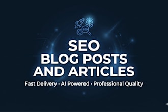 write SEO blog posts and articles for your website or business