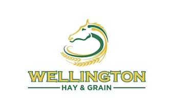 design awesome wellington hay grain logo