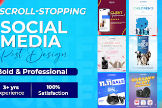 create professional social media graphics and marketing posts