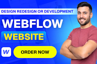 develop, design, redesign and clone your webflow website