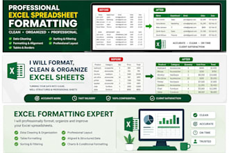 format excel spreadsheets professionally