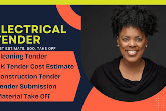 do tender bid writing, electrical tender, cost estimate for winning uk tenders