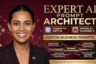 engineer custom chatgpt and claude ai prompts for your business