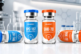 design vial pharmaceutical and medical health supplement label and packaging