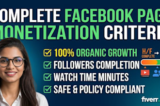 complete facebook page monetization criteria organically