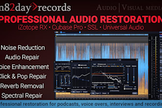 professionally restore audio using izotope rx
