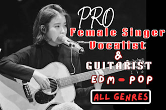 female pop singer female edm singer indie pop edm vocal female vocal dancehall