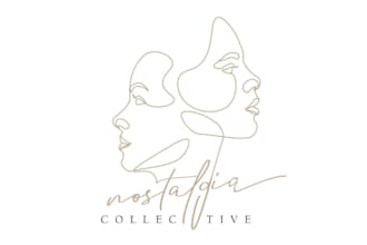 design hand drawn art minimalist feminine botanical logo