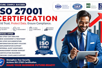 be your iso 27001 consultant for certification and compliance