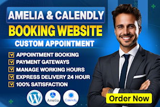 install amelia, latepoint, calendly, or bookly to setup a booking website