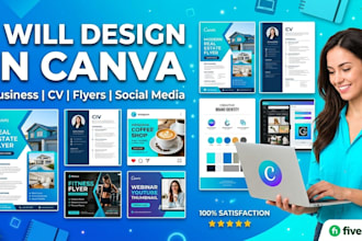 be your canva expert for flyers, handouts and rack cards