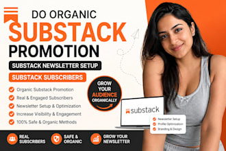 do organic substack promotion substack newsletter setup substack subscribers